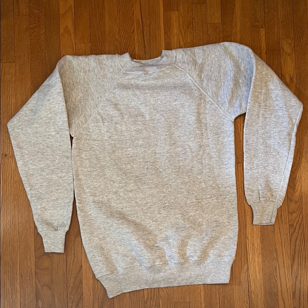 Re/Done Gray Pizza Sweatshirt - Picture 4 of 6